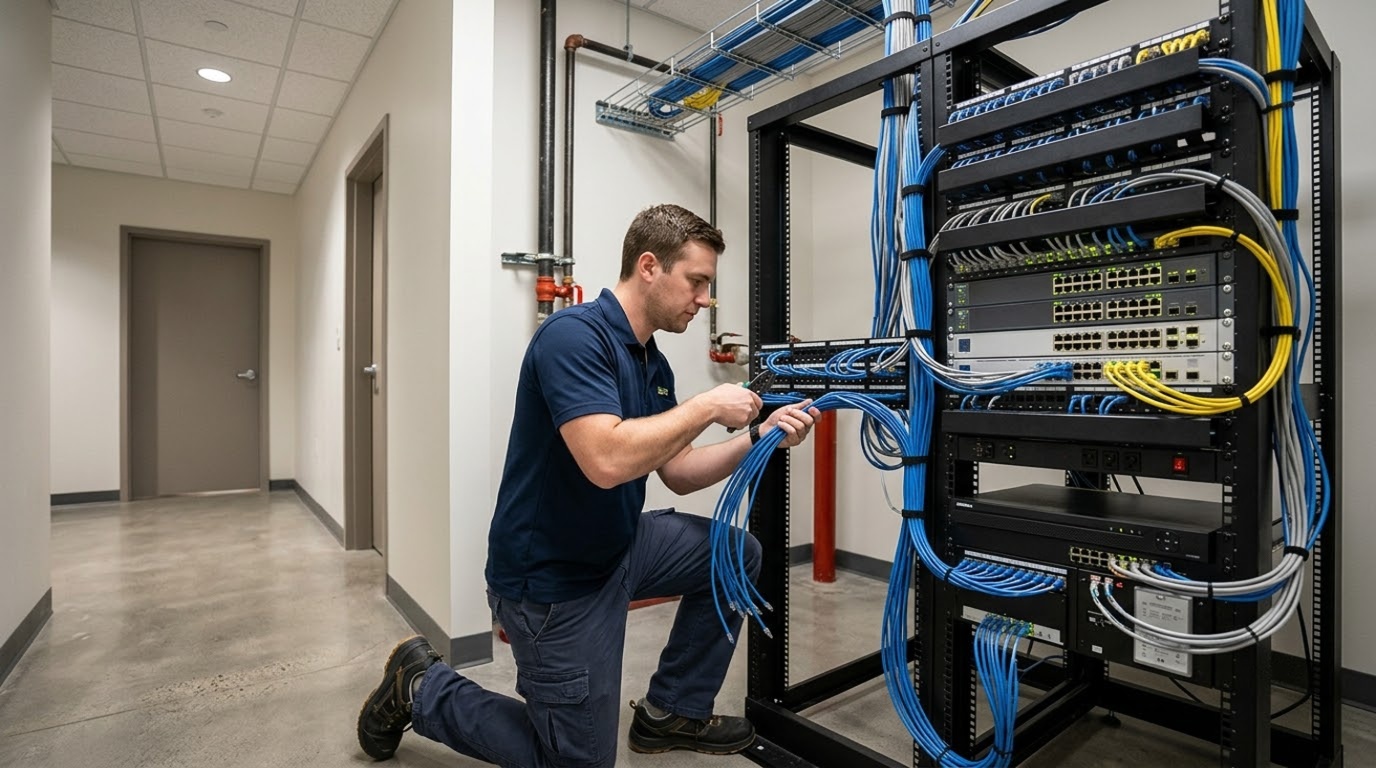 How Low-Voltage Cabling Supports Modern Commercial Security Systems